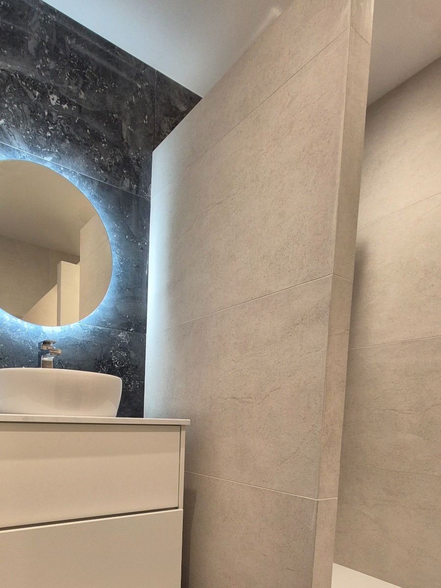 Réalisation carrelage salle de bain Giroud Carrelage Lyon